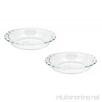 Pyrex Easy Grab 9.5 Inch Pie Plate (pack of 2) - B00TFRRTUI